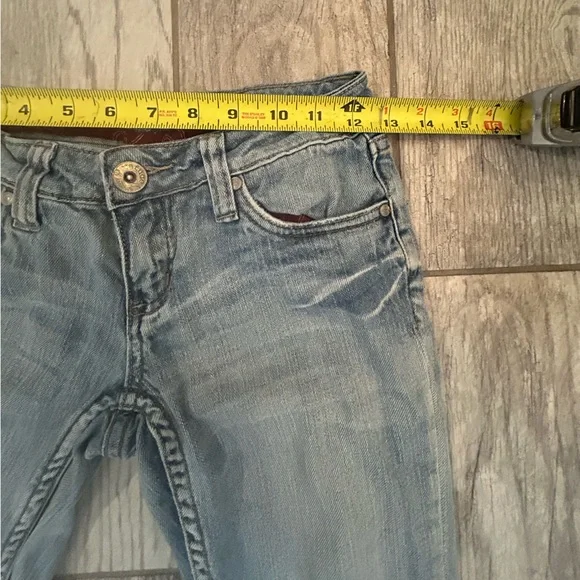Y2K Refuge Light Wash Low Rise Bootcut  Jeans - Picture 7 of 9